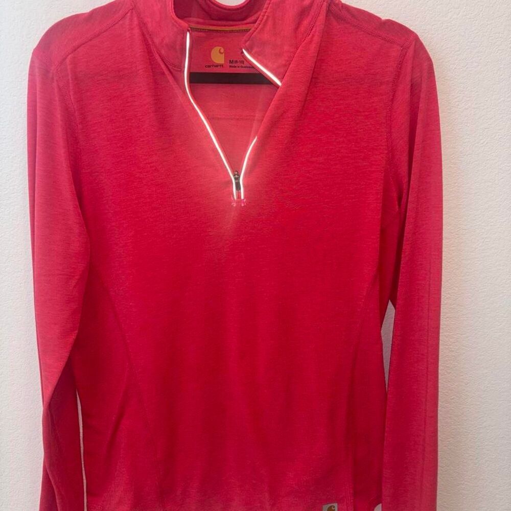 Carhartt Women's Quarter Zip Pullover Size M (8-10)